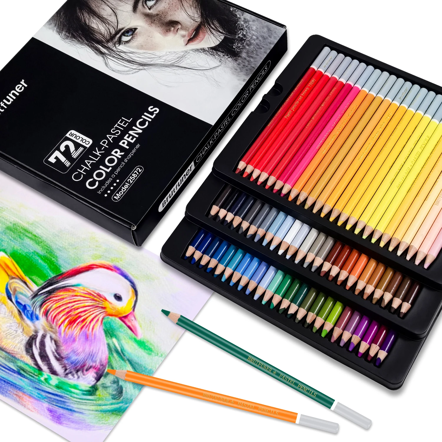 Chalk Pastel Set - Lápices de colores Pro Chalk-Pastel, juego