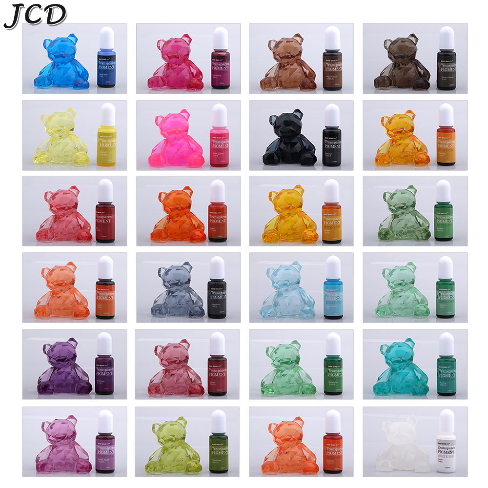 Alcohol Ink Set - JCD 24 colores 10ml gema transparente