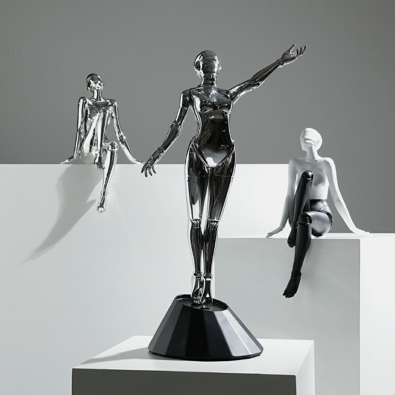 Art Craft Robot - Escultura de personaje mecánico moderno para
