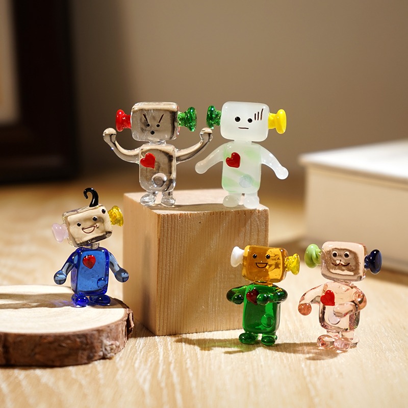 Art Craft Robot - Robot de cara bonita, miniaturas de