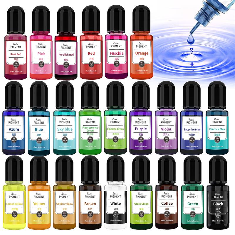 Alcohol Ink Set - Tinta de Arte de 24 colores,