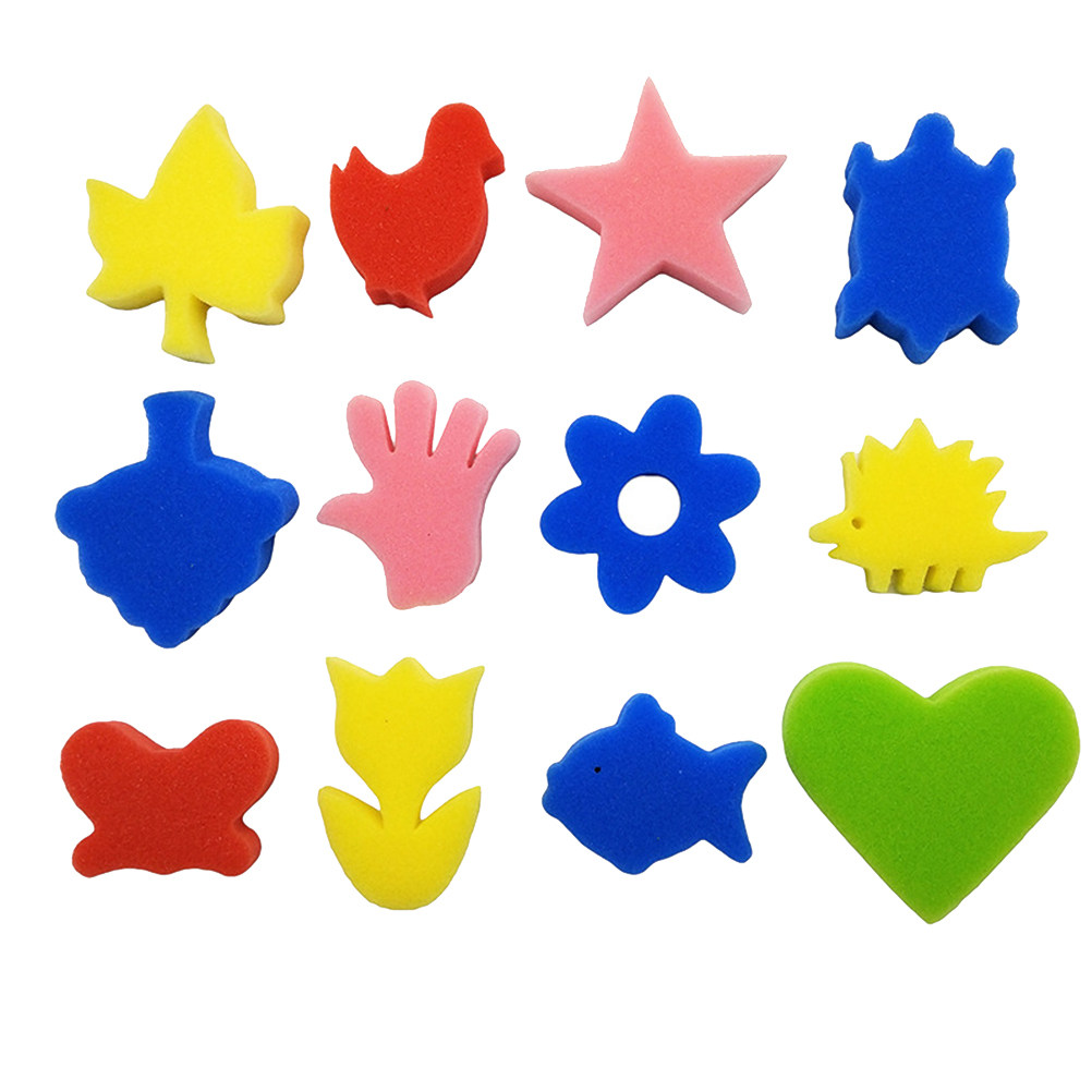 25 sellos de esponja con diseñ - Art Craft And Design reseña y precio