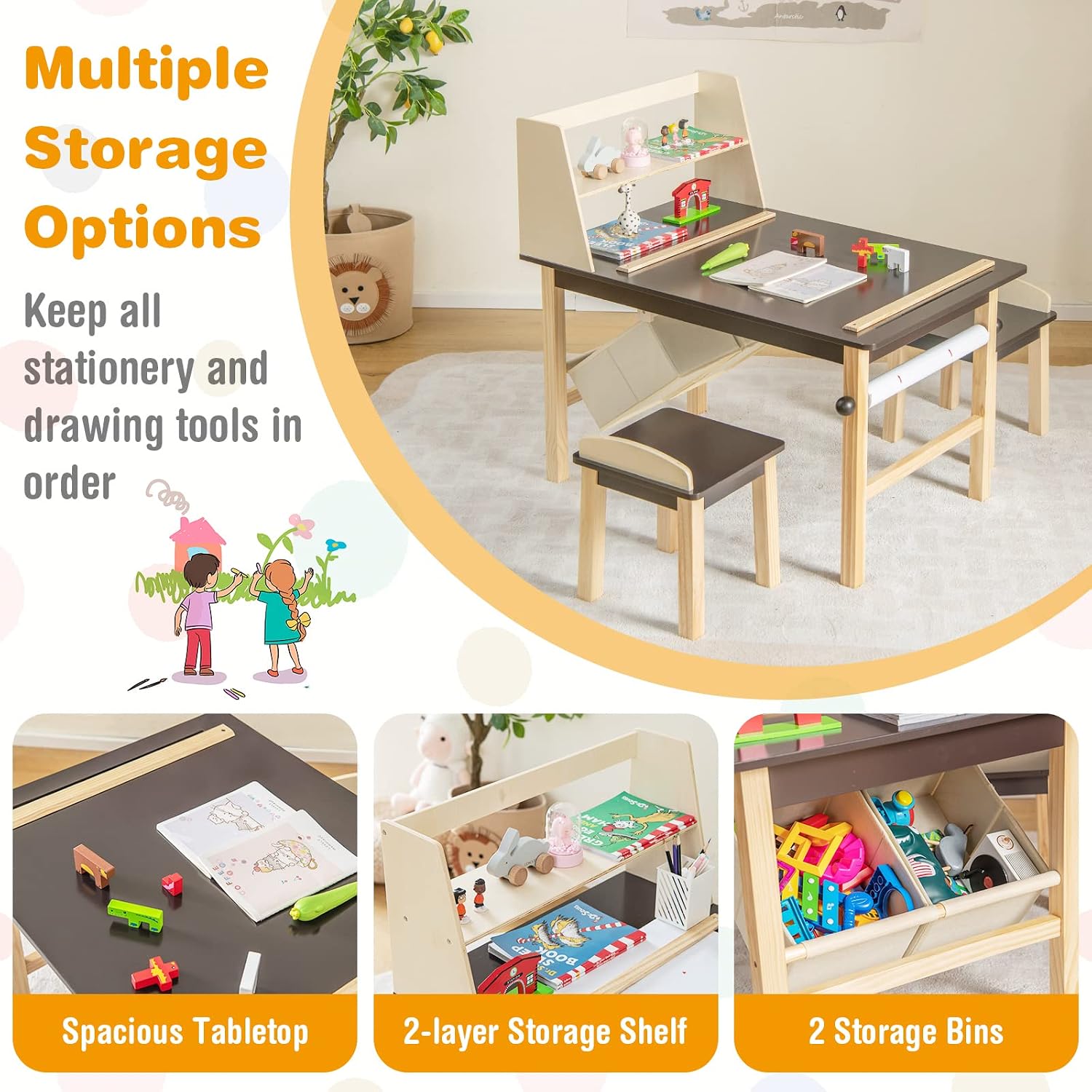 Juego de Mesa y Sillas de Arte - Art Craft Toddlers reseña y precio