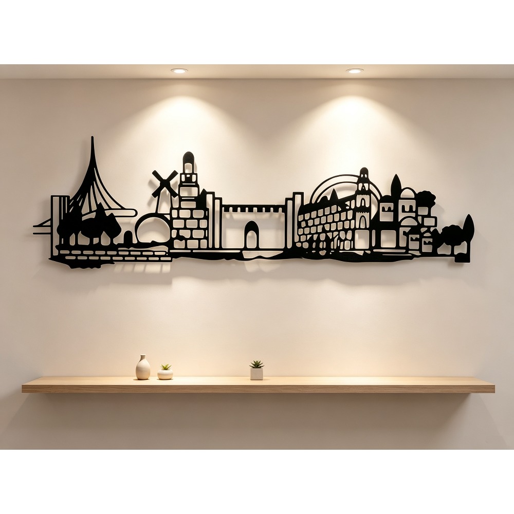 CIFBUY Arte de Pared Metálico, - Art & Craft World reseña y precio