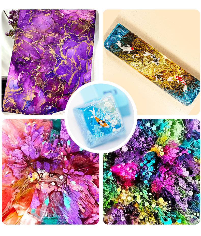 Pigmento de resina epoxi para  - Alcohol Ink Set reseña y precio