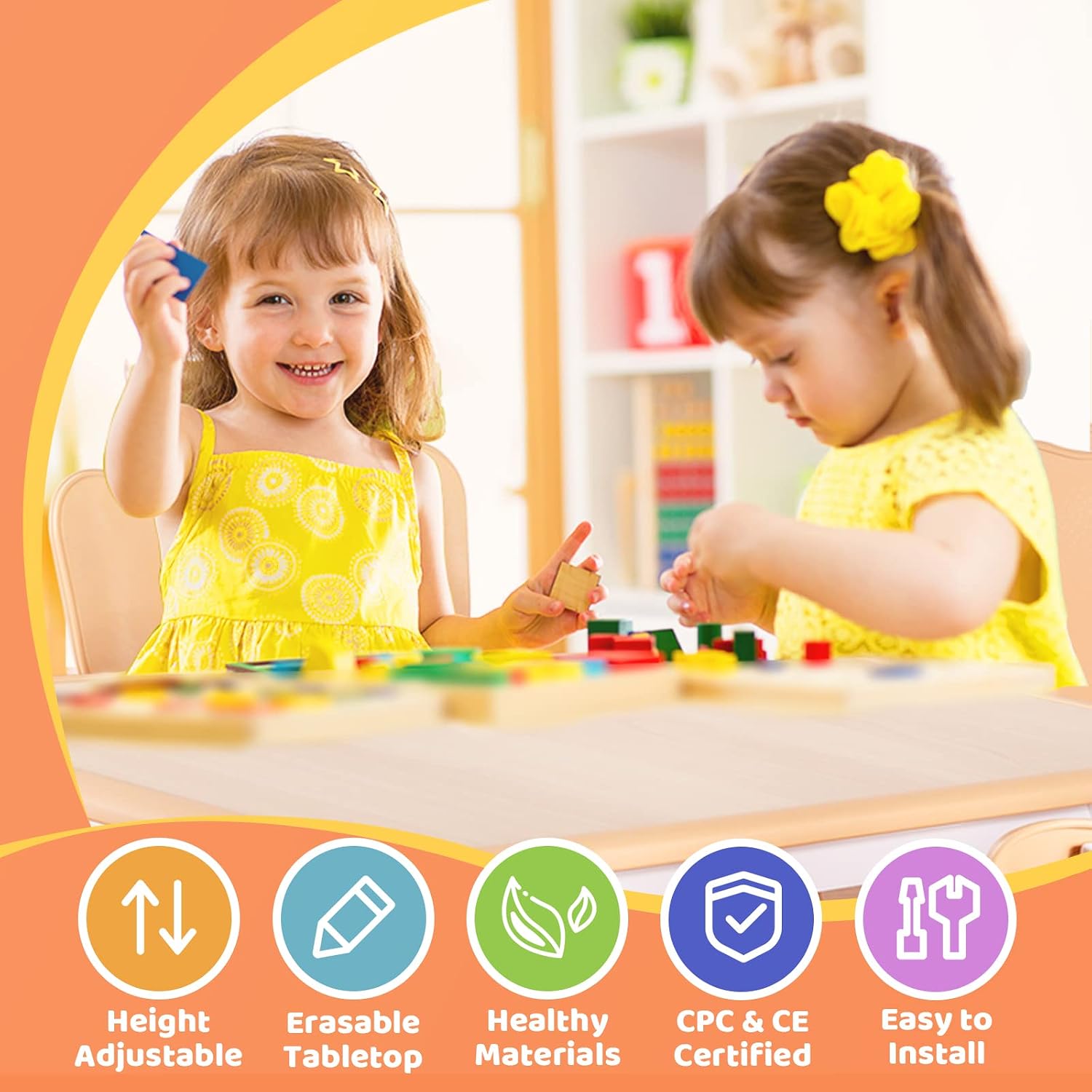 Juego de Mesa y 2 Sillas para  - Art Craft Toddlers reseña y precio
