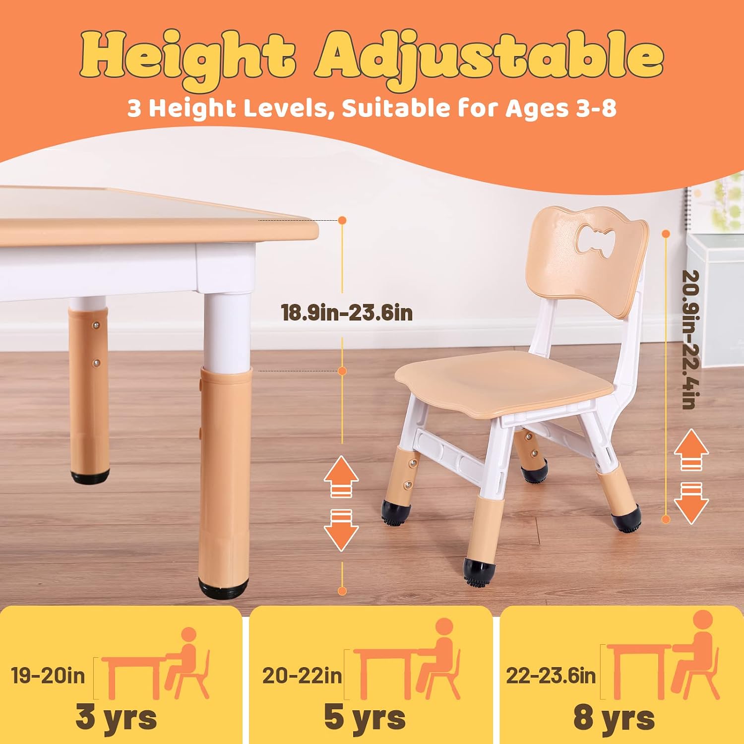 Juego de Mesa y 2 Sillas para  - Art Craft Toddlers reseña y precio