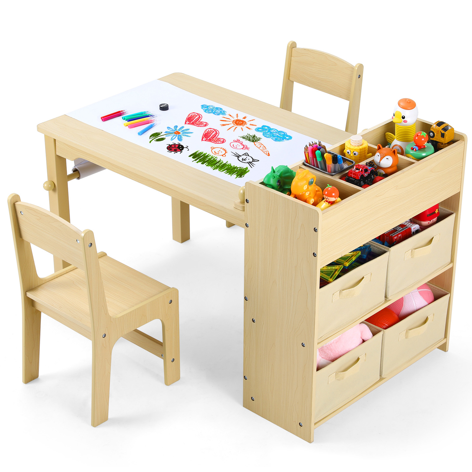 Mesa de Arte para Niños AOOU y - Art Craft Toddlers reseña y precio
