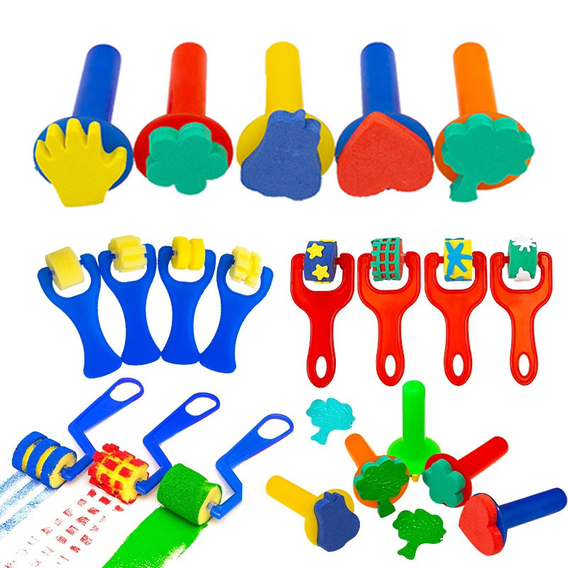 Kits de pinceles de esponja pa - Art Craft Toddlers reseña y precio