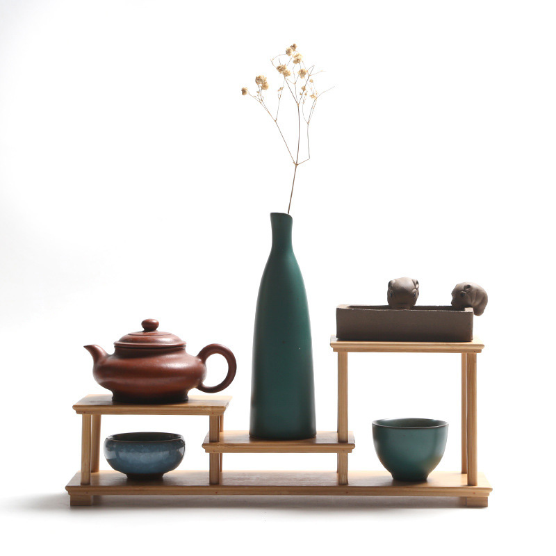 Estante Decorativo de Bambú y  - Art Craft Vase reseña y precio
