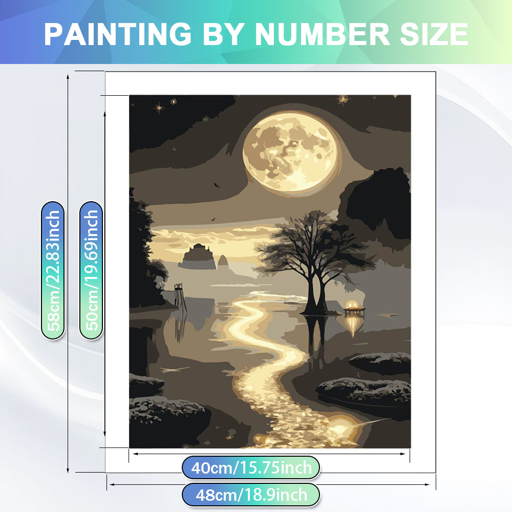 HUACAN Pintura Por Números Par - Art Craft Night reseña y precio