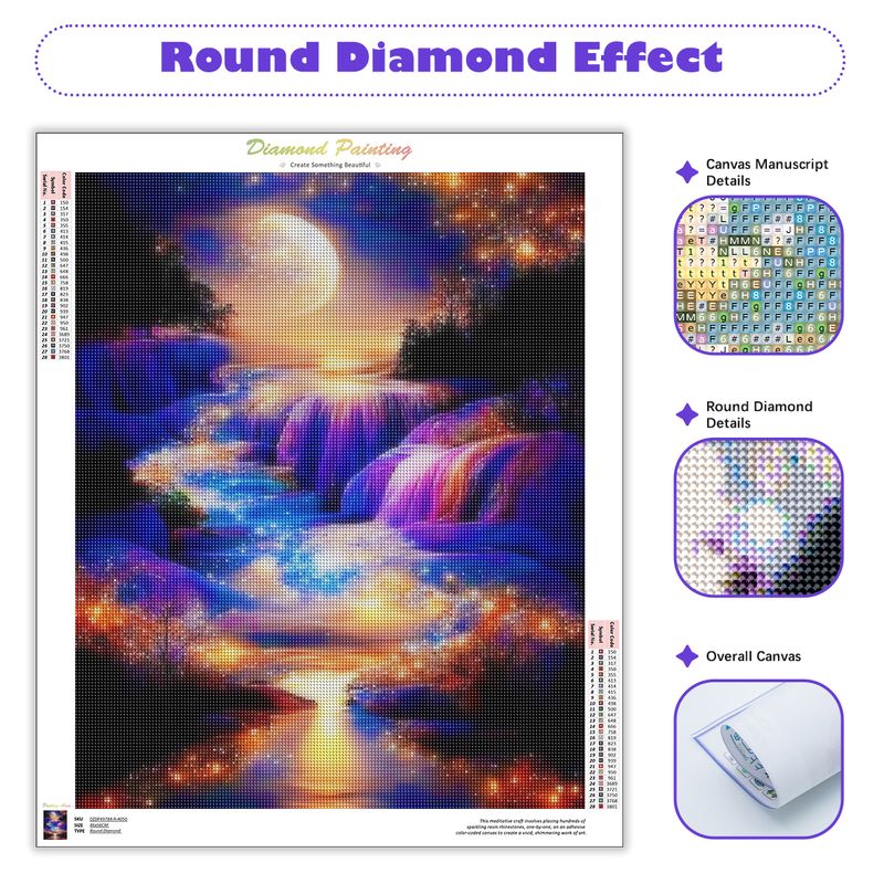 SDOYUNO-pintura de diamantes D - Art Craft Night reseña y precio