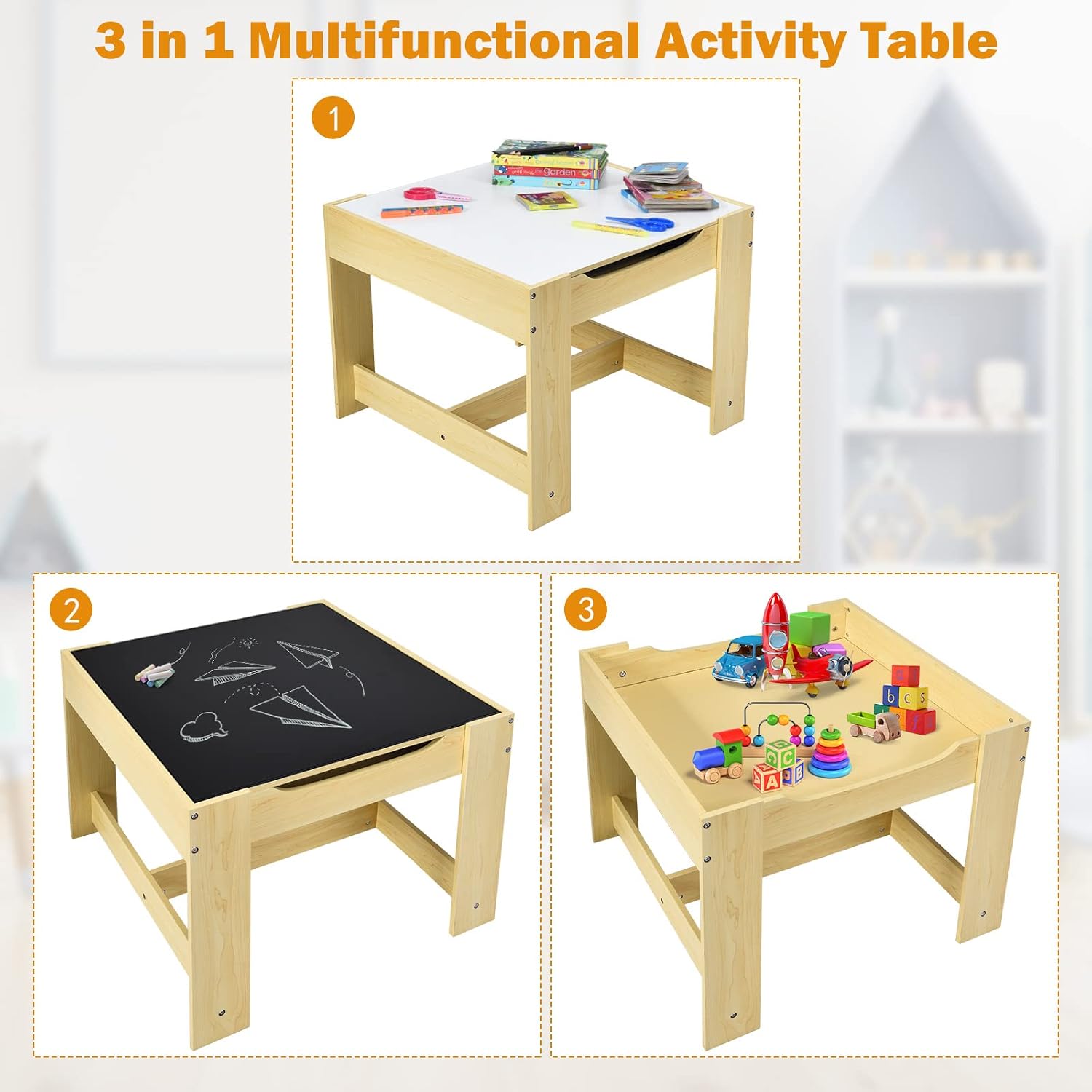 Juego de Mesa y Sillas para Ni - Art Craft Toddlers reseña y precio