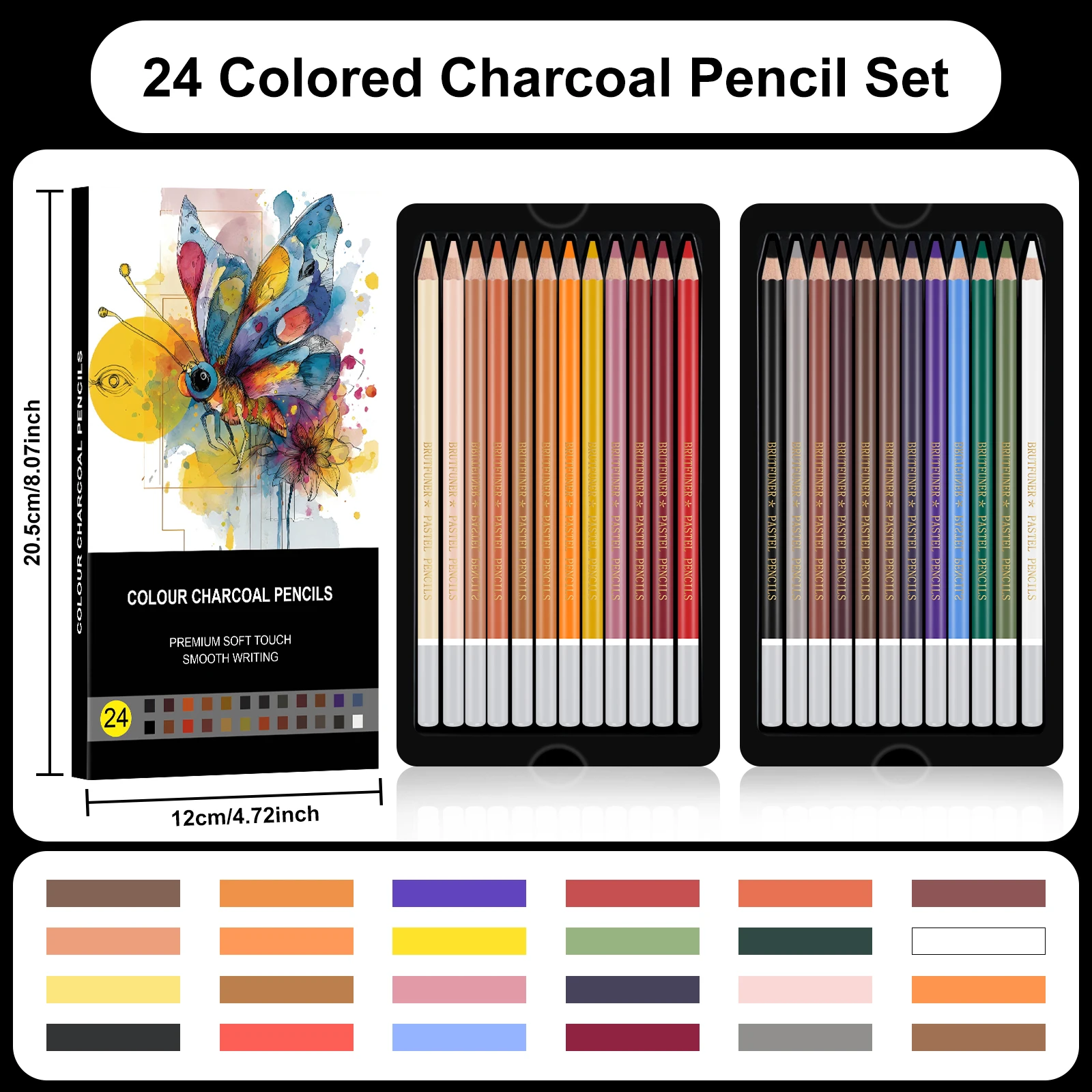Lápices de colores Pro Chalk-P - Chalk Pastel Set reseña y precio