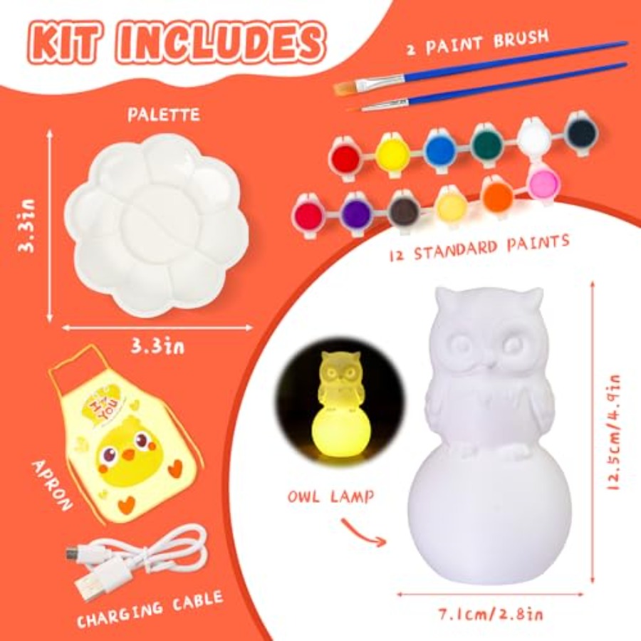 Kit de Pintura para Lámparas,  - Art Craft Night reseña y precio