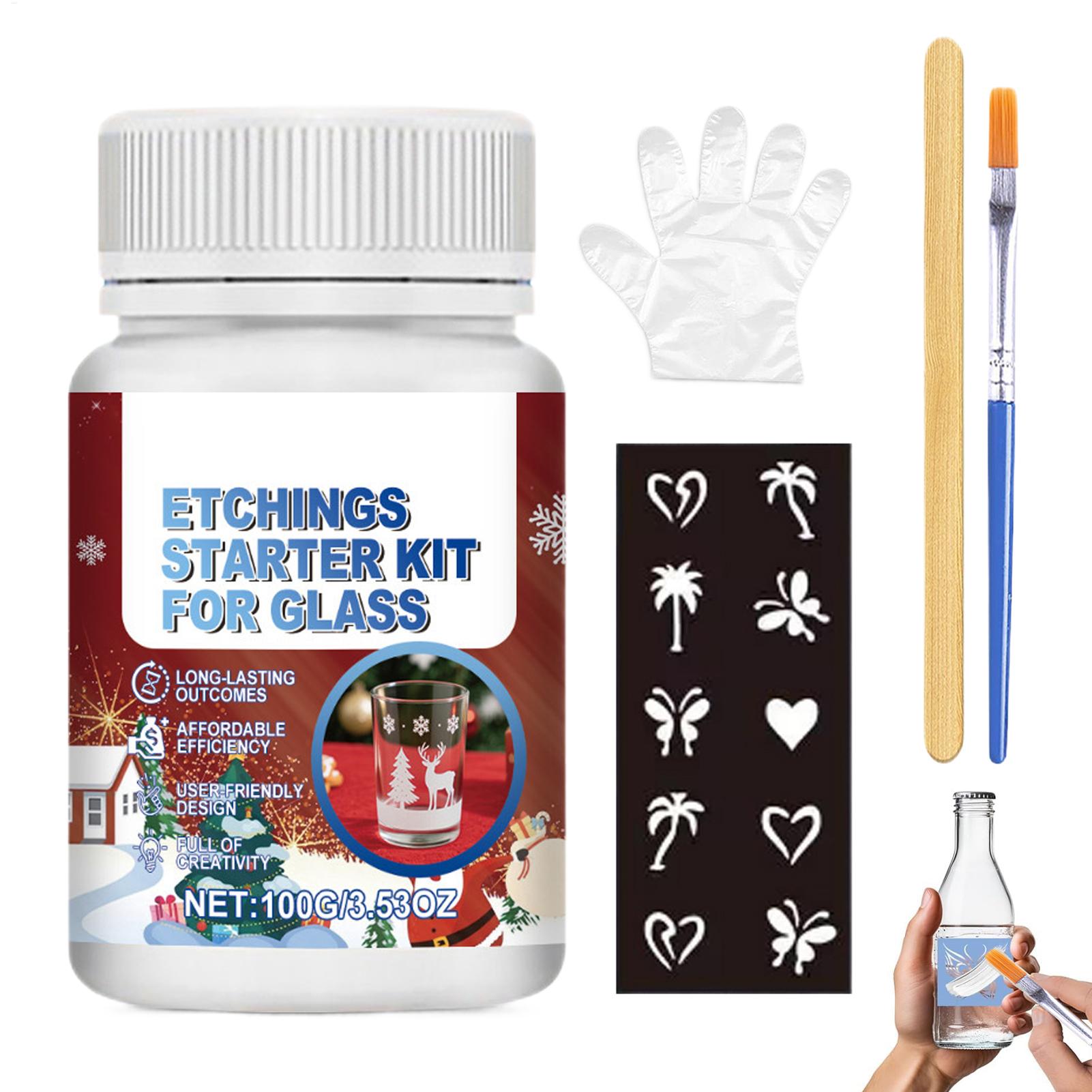 Kit de grabado de vidrio, Kit  - Art Craft And Design reseña y precio