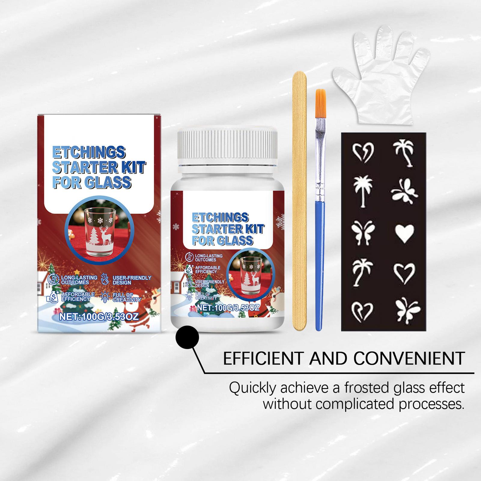 Kit de grabado de vidrio, Kit  - Art Craft And Design reseña y precio