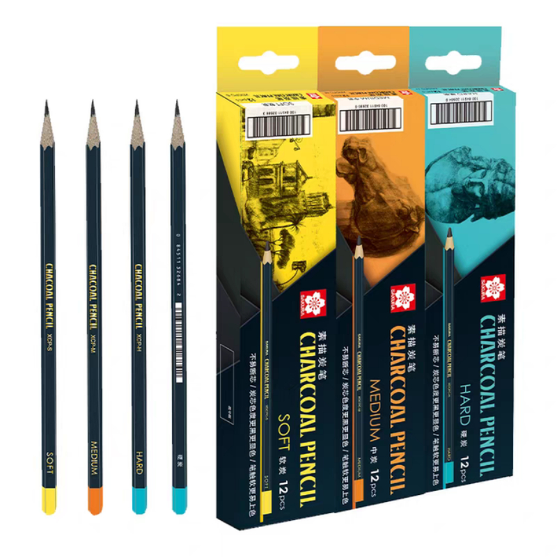 Lápices de dibujo SAKURA, carb - Chalk Pastel Set reseña y precio