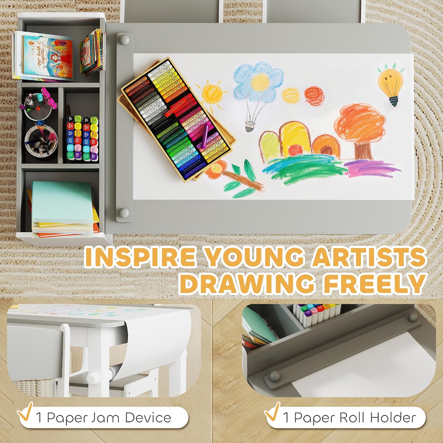 Mesa de Arte y Silla con Cabal - Art Craft Toddlers reseña y precio