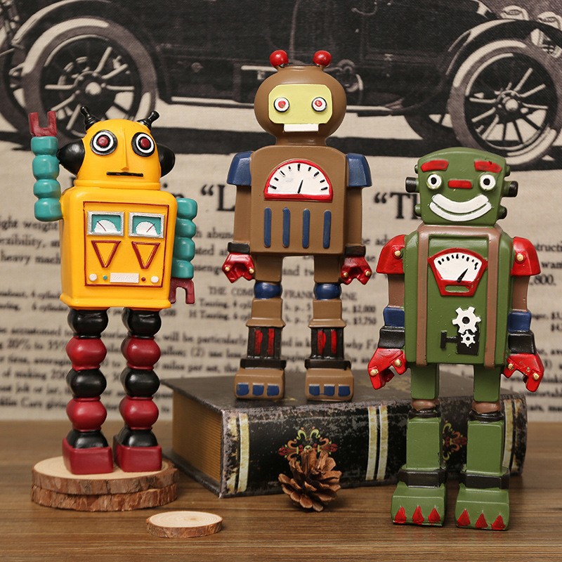 Figura de Robot de Dibujos Ani - Art Craft Robot reseña y precio