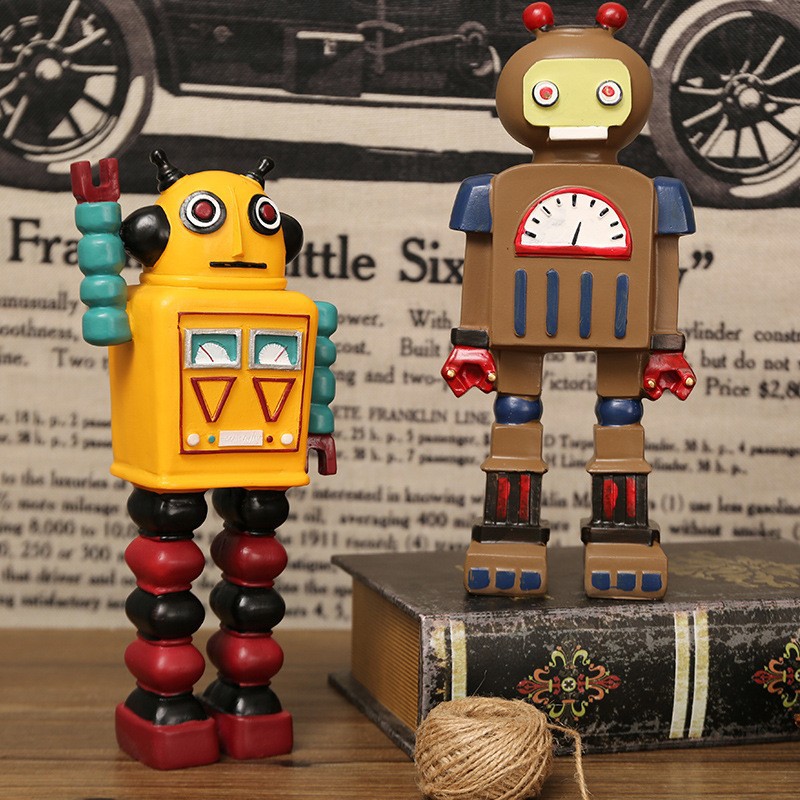Figura de Robot de Dibujos Ani - Art Craft Robot reseña y precio