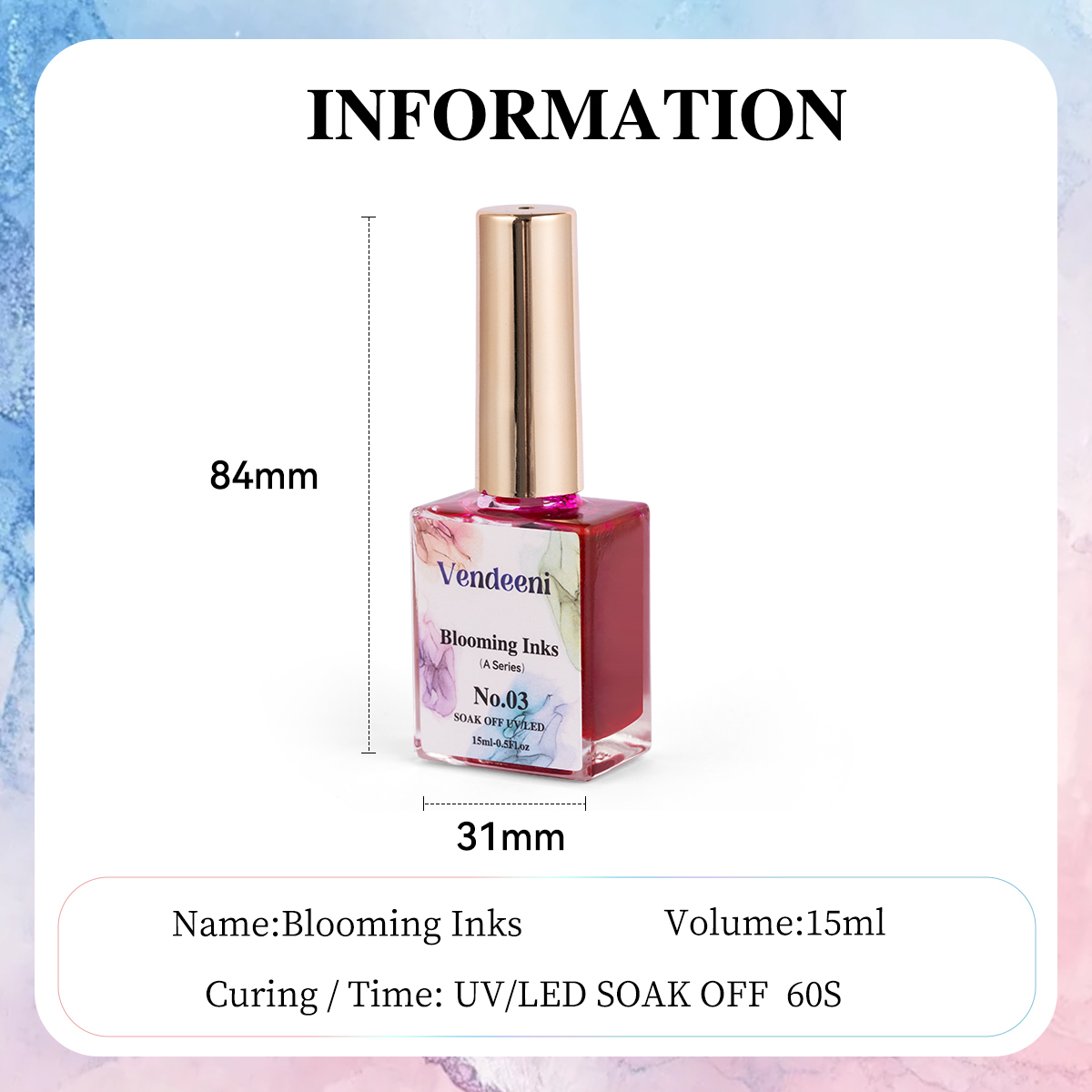 Vendeeni-salón de manicura pro - Alcohol Ink Set reseña y precio
