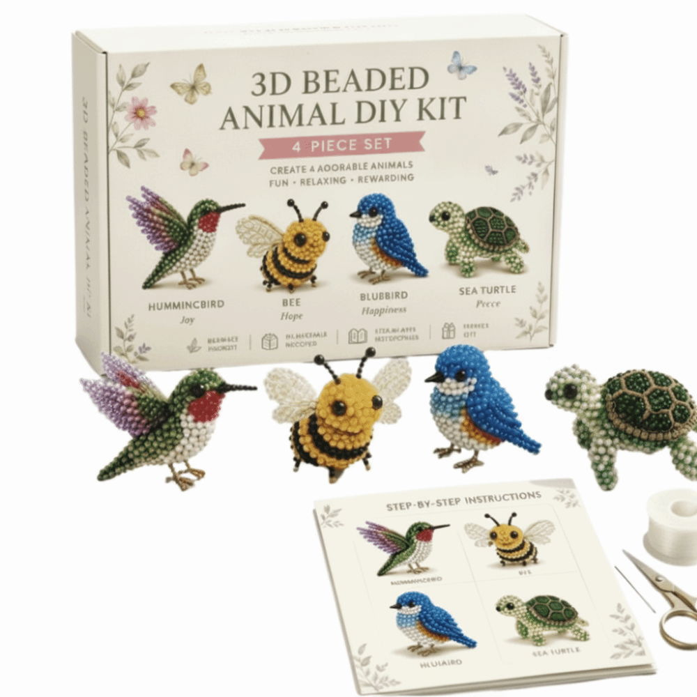 Kit de Animales con Cuentas 3D - Art Craft And Design reseña y precio