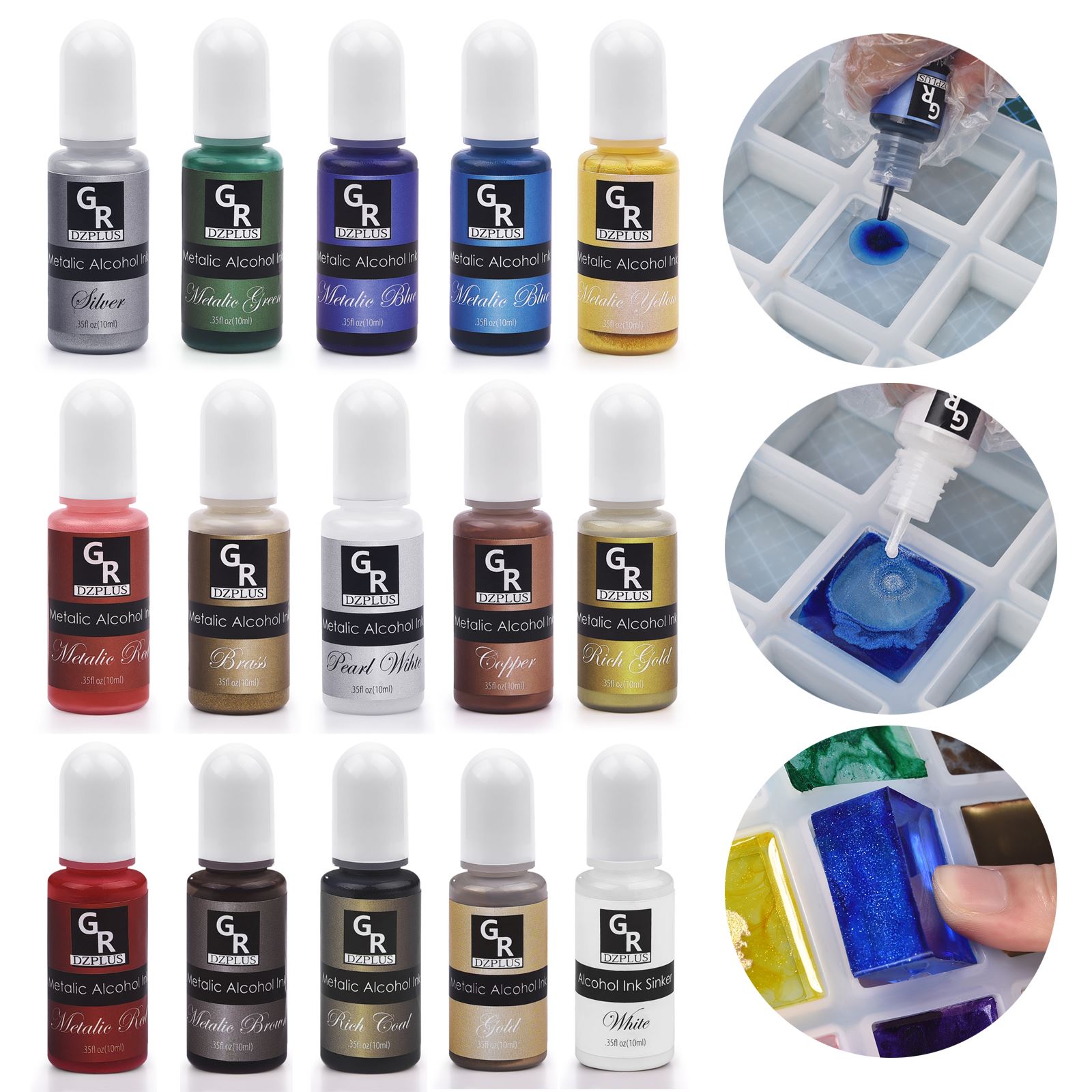 1 Juego de Kit de pigmento de  - Alcohol Ink Set reseña y precio
