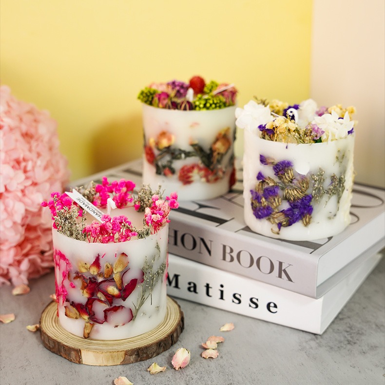 Velas Artesanales con Flores S - Soy Candle Fragrance Oil reseña y precio
