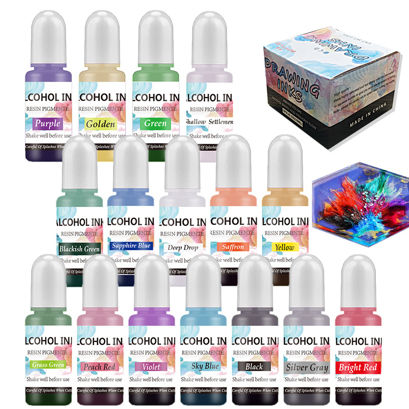 Un conjunto de tinta de Alcoho - Alcohol Ink Set reseña y precio