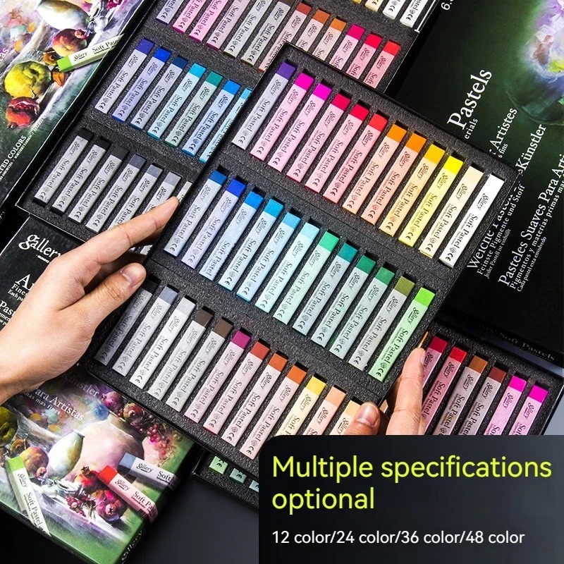Tiza cuadrada Pastel suave pro - Chalk Pastel Set reseña y precio